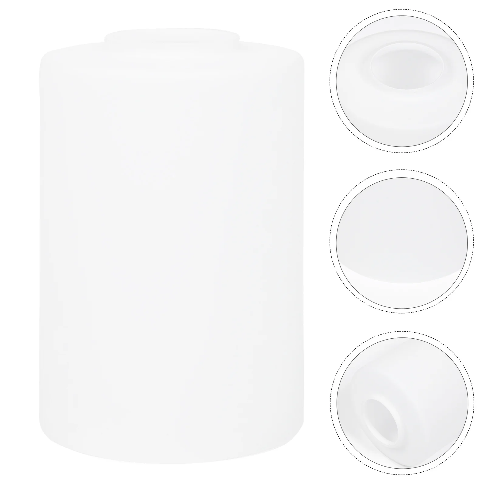 

1 шт., стеклянный абажур премиум-класса, элегантный практичный светильник, чехол для настольных потолочных светильников, стеклянный светильник, белый абажур