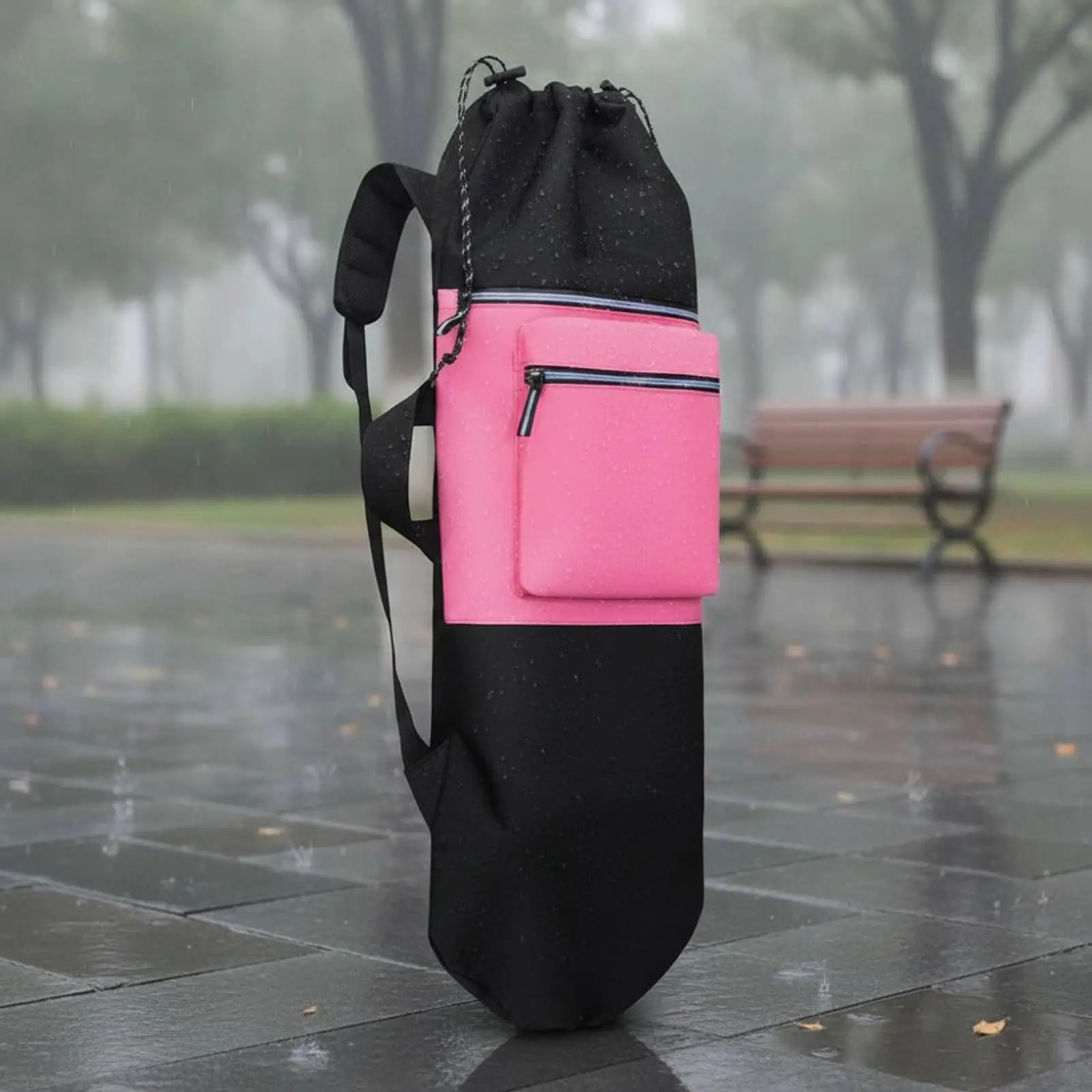 Skateboard Case Waterproof Oxford Cloth Backpack Large Capacity Gear Bag for Outdoor Sports