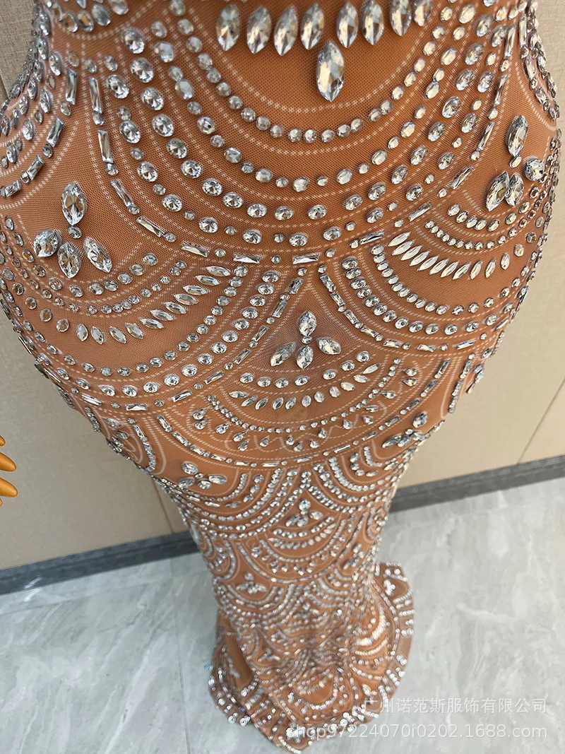 Herfst op het nieuwe sexy perspectief taille dunne avond verjaardagsfeestje sociale avond cocktailparty avondjurk vestido de gala