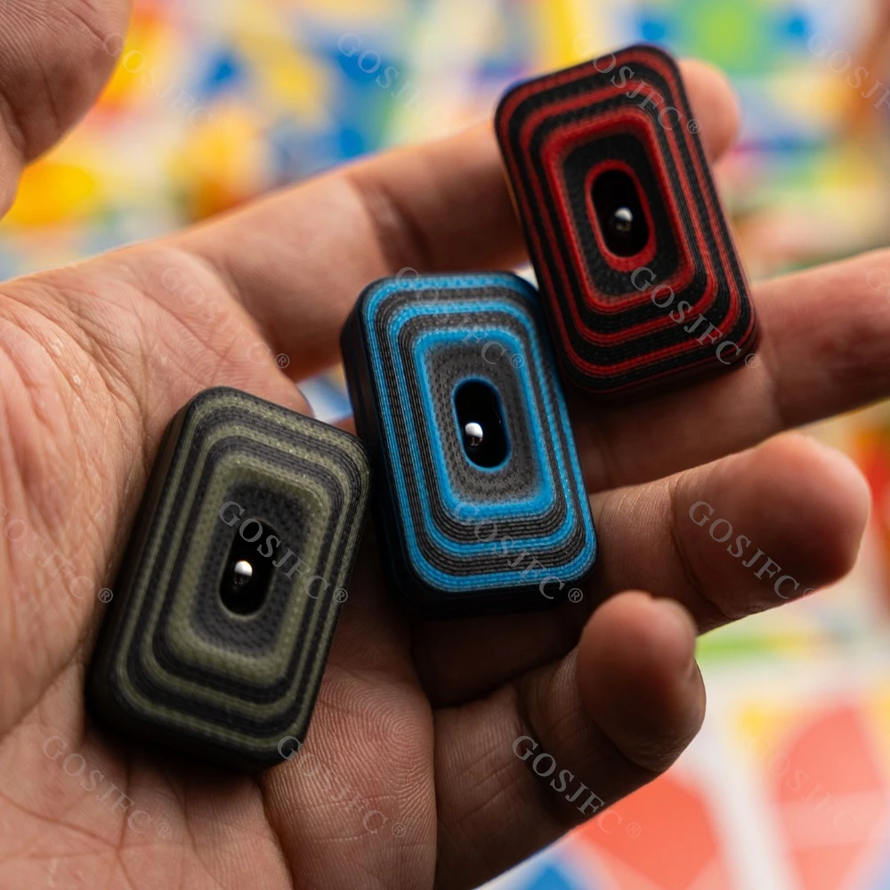 9HAND EDC Q Baby Fidget Slider Giocattolo antistress G10 Buckball Push Slider Agitarsi Giocattoli per adulti Gadget per alleviare l'ansia