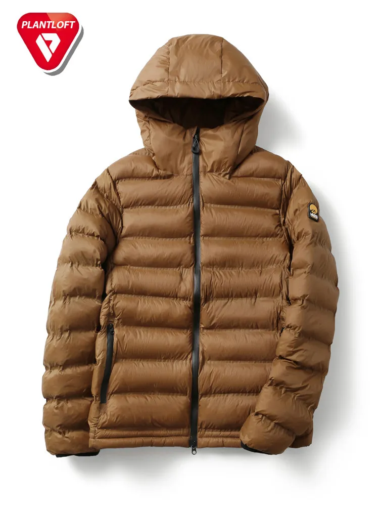 Men's Outdoor Winter Cotton Jacket 100g P-Cotton Inner Warmth Coat Standard Fit Polyester Fiber Hooded Fashion Urban Style