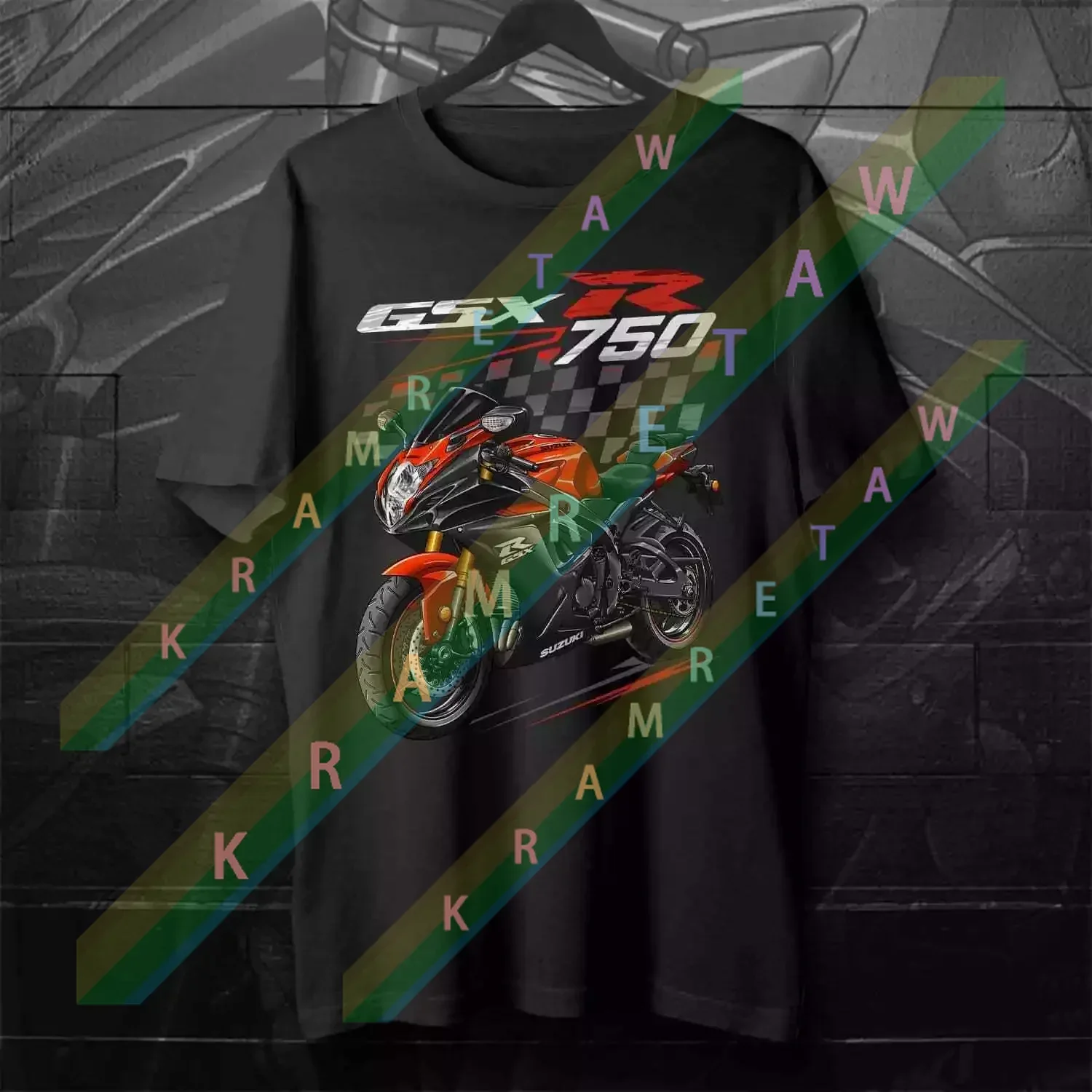 

2025 summer Man T Shirt Casual Suzukis GSX-R 750 2011-2024 T-shirt Motorcycle Graphic Short Sleeves S-3XL