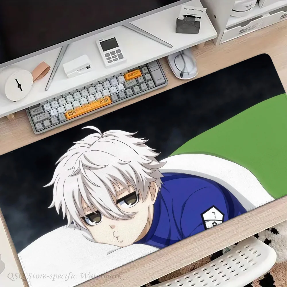 Nagi Seishiro Mousepad Mouse Mat Desk Mat With Pad Gaming Accessories Prime Gaming XXL Keyboard Pad Padding Mat