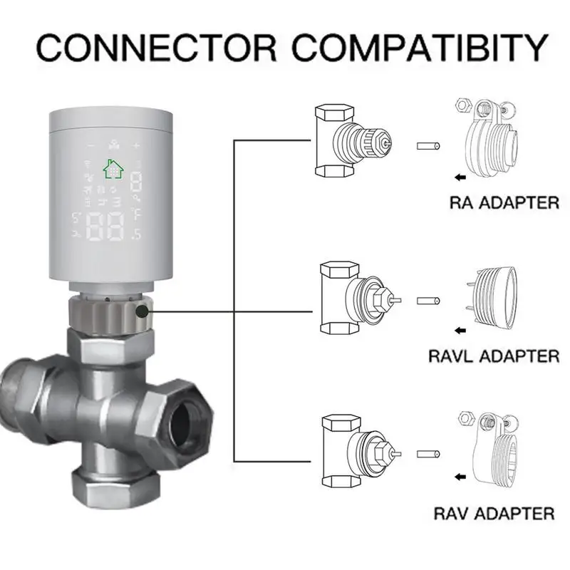 Thermostats For Home Heat With Lcd Screen Programmable Wifi Thermostat For Home Heat And AC Voice Remote Control Thermostats