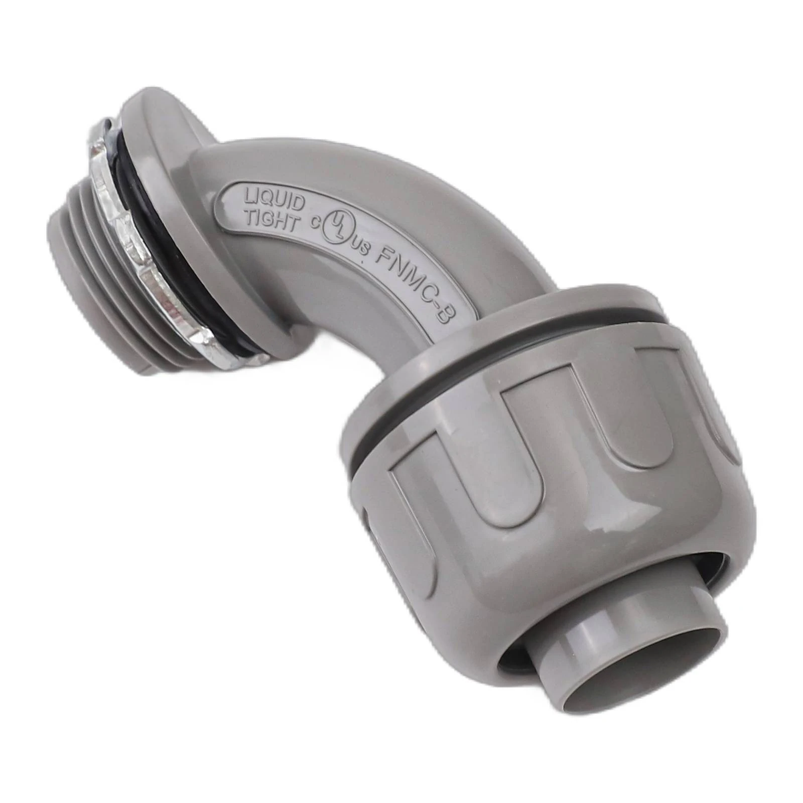 Sustainable PVC Conduit Connectors Package Water Resistant Includes a Mix of Straight & Elbow Fittings for Flexibility