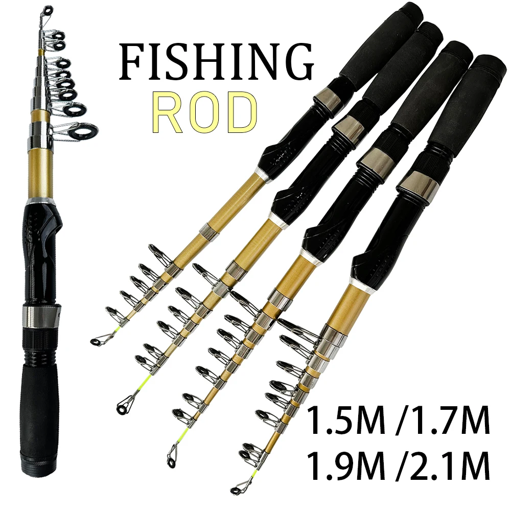 Jigging Boat Fishing Rod M Power Fast Action 1.5m 1.7m 1.9m 2.1m Spinning Saltwater Fishing Trolling Pole Carbon Mix Glass