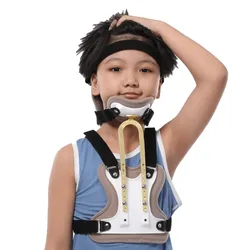 Children's head, neck, thoracic torticollis, adjustable cervical spine rehabilitation, fixed neck crooked neck correction