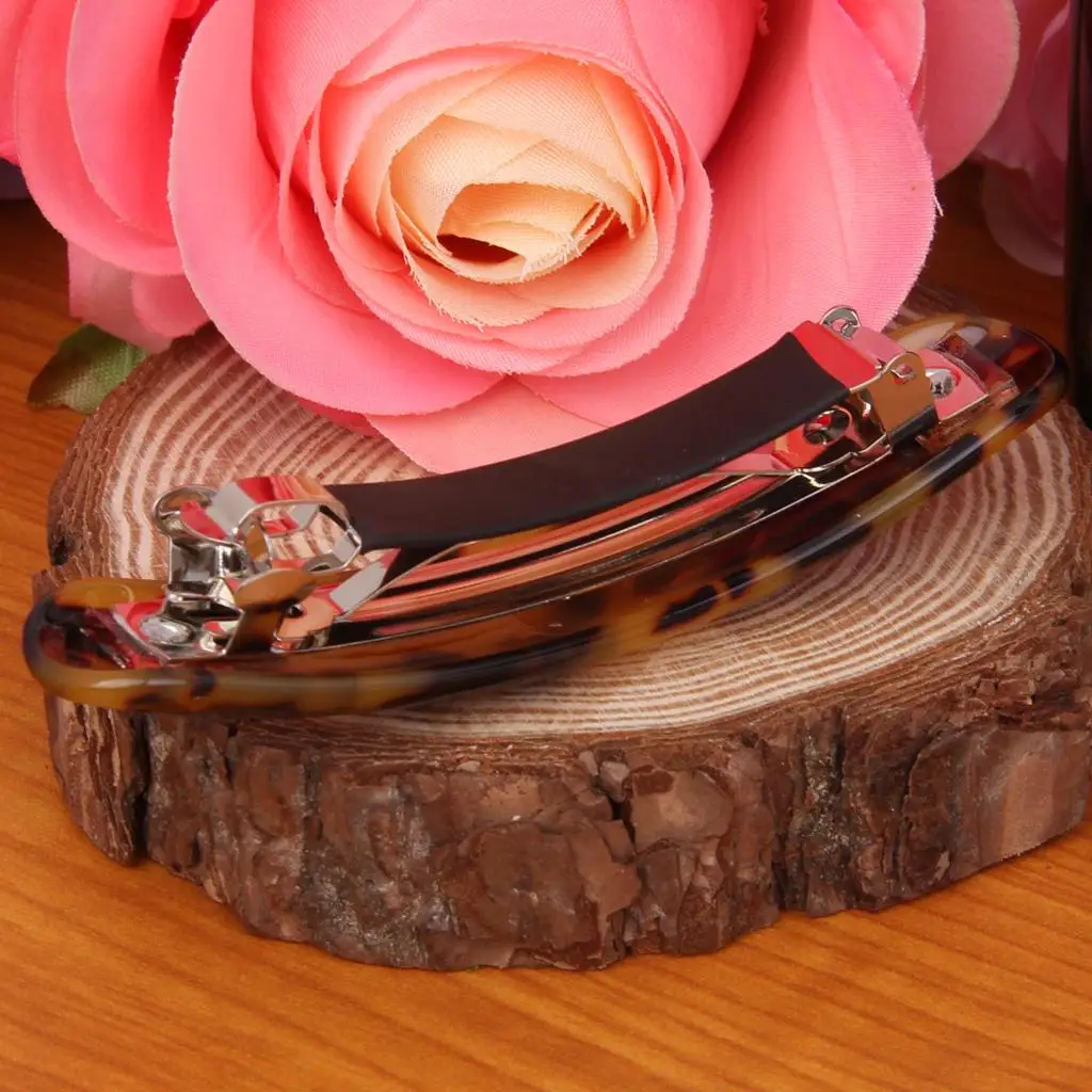 1 Stück Beauty Damenmode Acryl Leopard Große Haarspange Haarspange Haarnadel Stirnband Haarschmuck 3 Farben