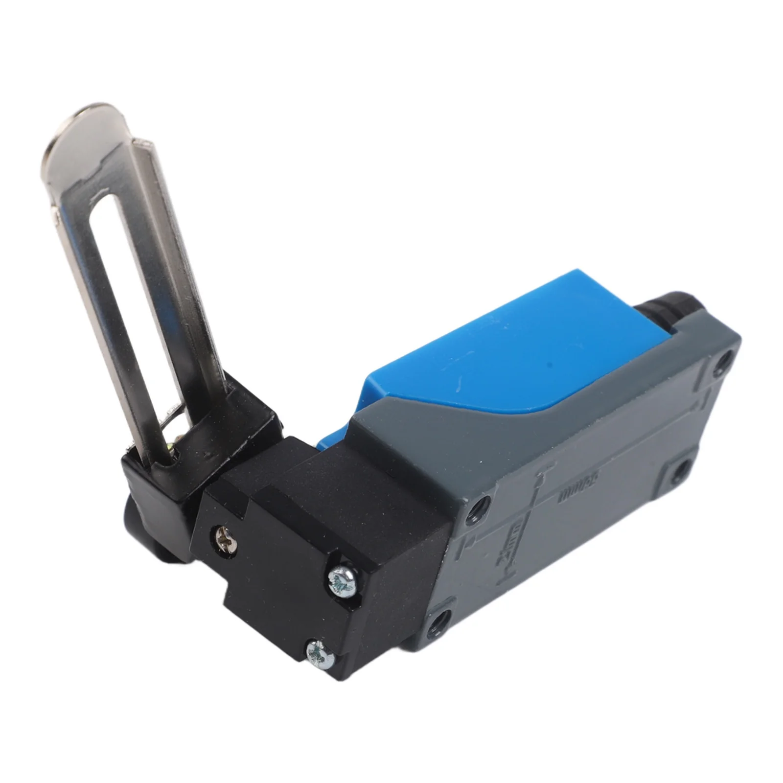 Black IP65 Travel Switch Mechanical Switch Aluminum Alloy Material Conductive Construction Insulated Wiring Port