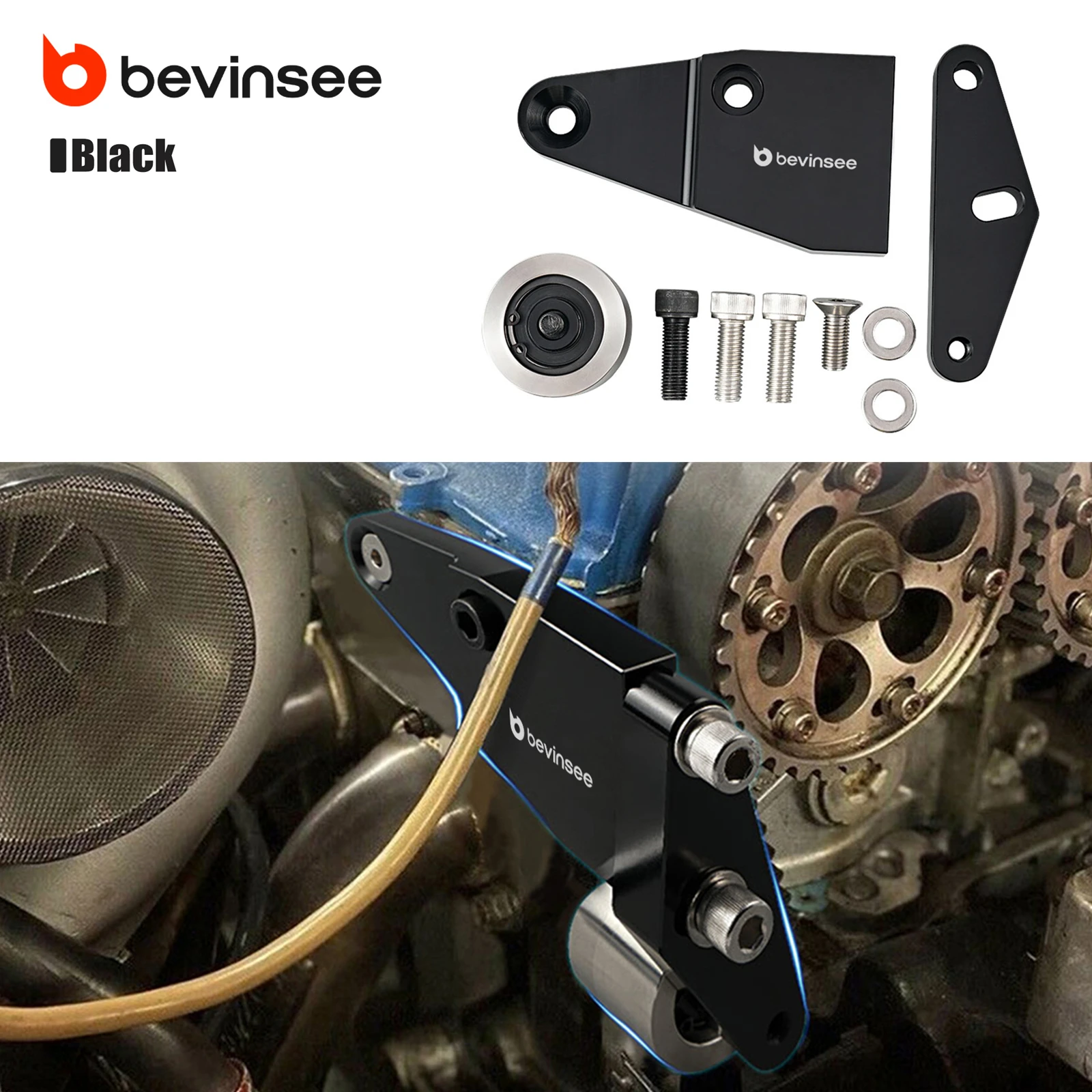 

Ручной натяжитель ремня ГРМ BEVINSEE серии B для Honda для двигателей Acura B-Series DOHC VTEC, автомобильные аксессуары