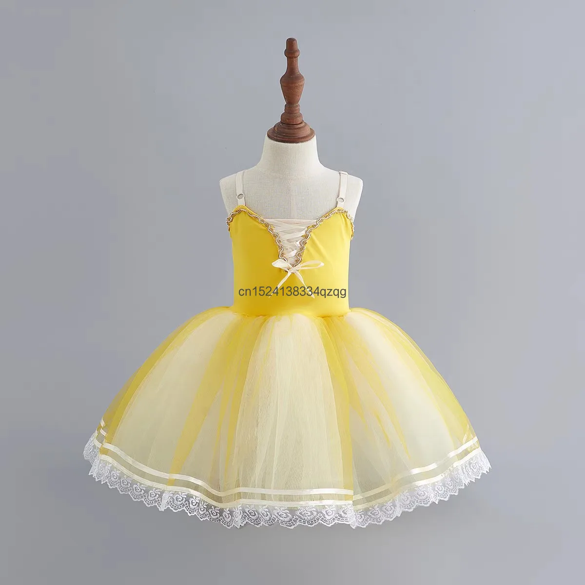 Children's Ballet Skirt Swan Dance Skirt Gauze Skirt Tutu Dress Girl Ballet Dance Practice Clothing Ballet Performance Dancewear