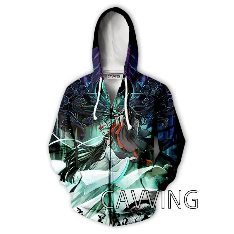 New Fashion 3D Print  Grandmaster of Demonic Cultivation Zipper Hoodies Zip Up Hooded Sweatshirts Harajuku Hoody Sweatshirts  Z1