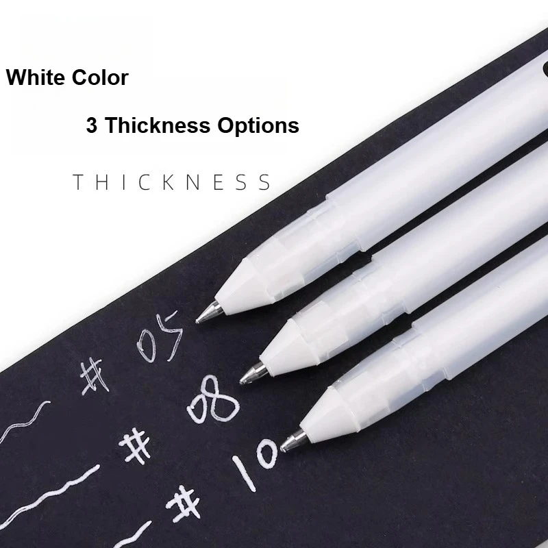 SAKURA Gelly Roll Highlighter Pen White Silver Gold for  Black Card Drawing Hand-Drawn Comics Painting Design Hand-Drawn view 5