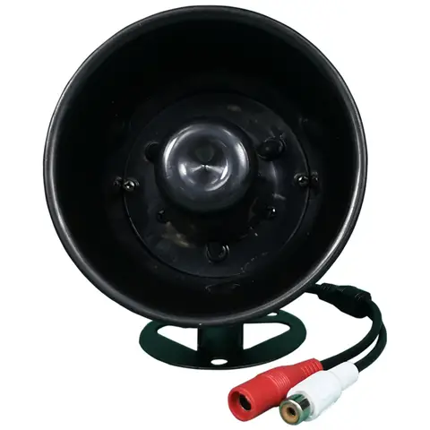 ABS Enclosure Water Resistant IP 65 10W Powered Cctv Active Horn Speaker for Remote Monitoring Applications