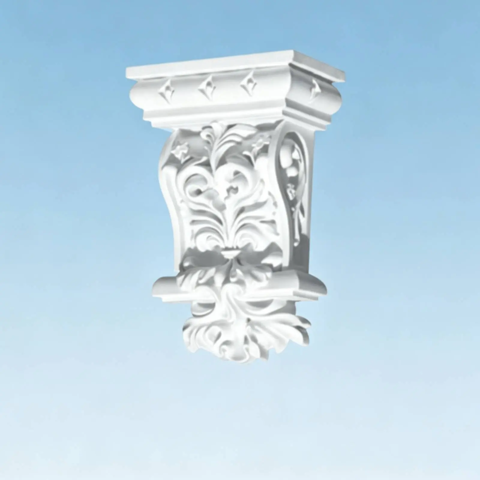 PU Corbel Retro Look Ornamental Arch Bracket Doorway Trim Bracket Easy Self Install for Door Frame