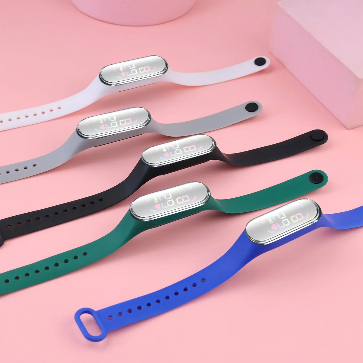 2025 ساعات رياضية للأطفال سوار مضيء للنساء ساعة LED للبنات ساعة رقمية مقاومة للماء للسيدات هدية للرجال #5