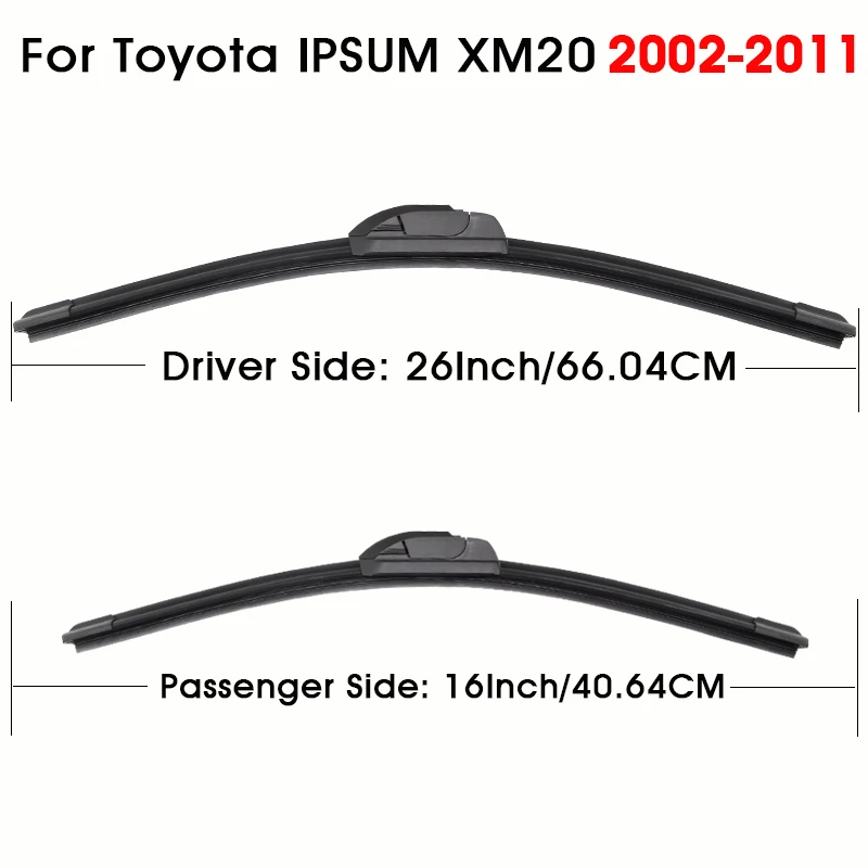 26"+16" For Toyota …