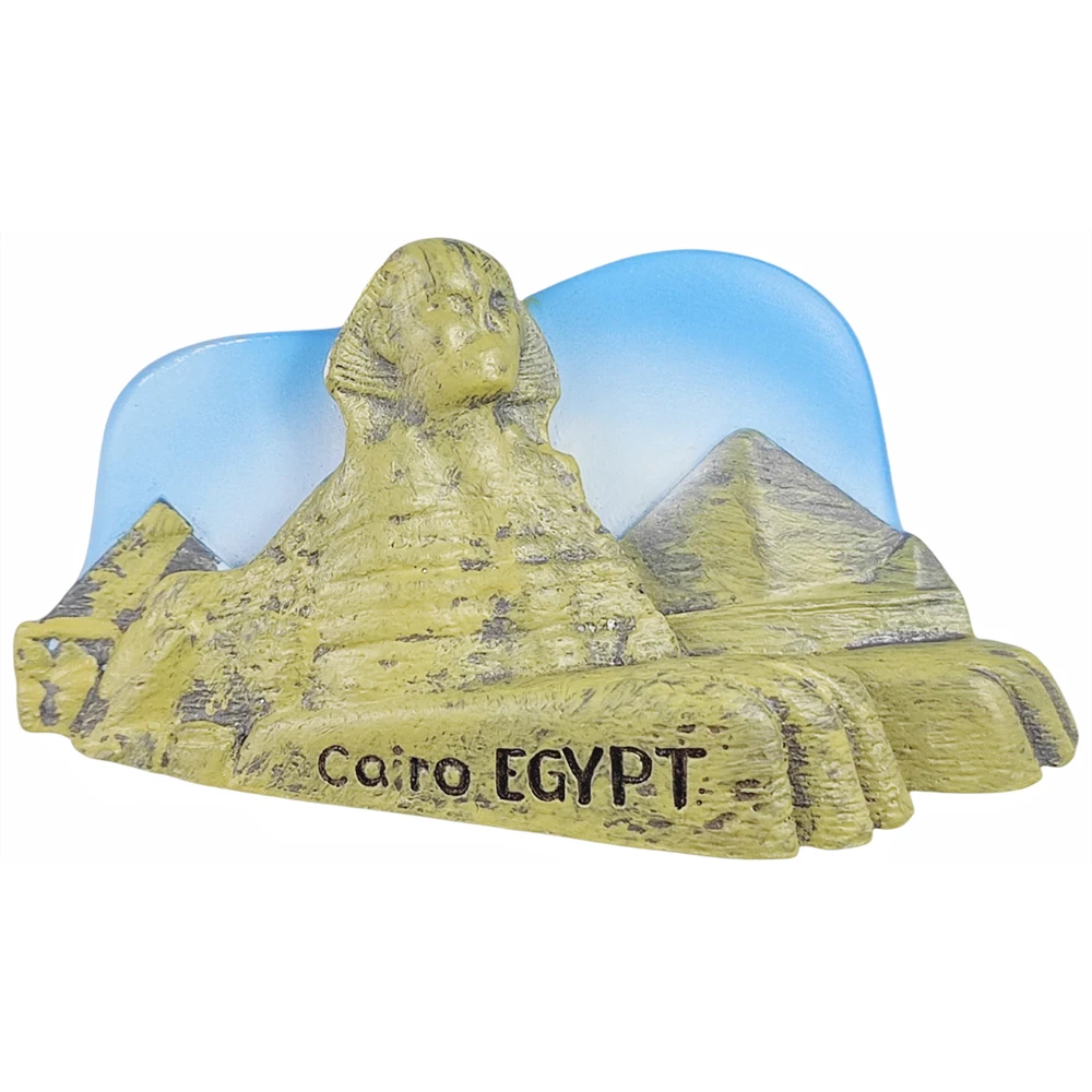 3D Cairo Egypt Fridge Magnet Souvenir Gift Resin Refrigerator Magnetic Sticker Collection Home Decoration