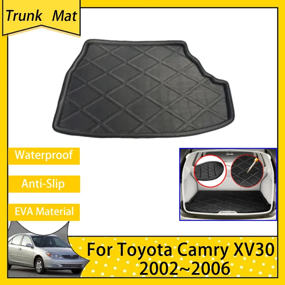 

Car Trunk Mats for Toyota Camry Altis XV30 2002 2003 2004 2005 2006 Accessories Auto Luggage Cargo Boot Tray EVA Covers Carpet