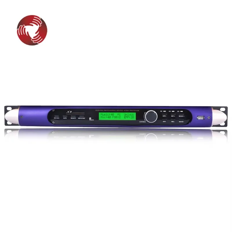 Hot-selling Dsp Professional Karaoke X8 Digital Audio Processor