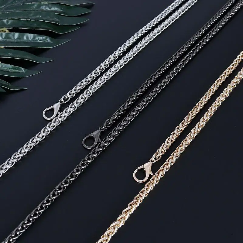 40-120 سنتيمتر استبدال المعادن محفظة سلسلة الكتف حقيبة كروسبودي حزام لحقيبة يد مقبض الذهبي حقيبة الإكسسوارات حزام الأجهزة