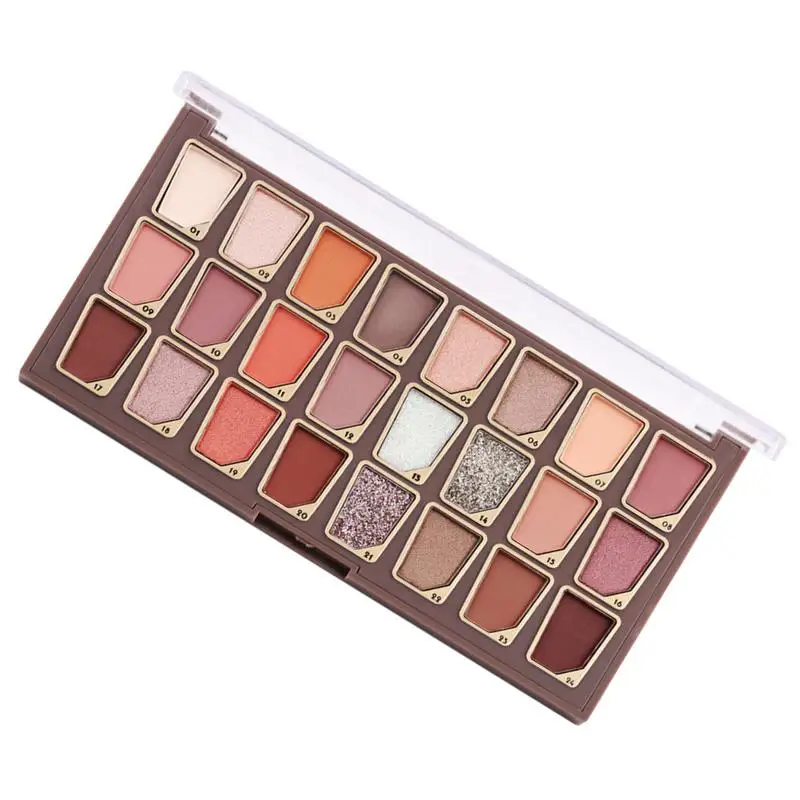 Lidschatten Make-up Platte für Frauen 24 Farben Make-up-Palette Glitzer Lidschatten-Palette für Frauen weiche Textur kosmetischen Lidschatten