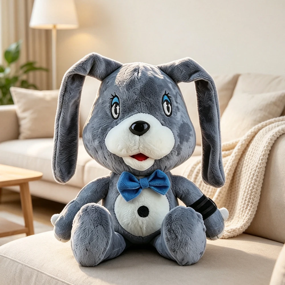 20cm New Walten Files Rocket Plush Toys Movie Stuffed Animal Soft Fluffy Grey Rocket Plush Doll Kids Toys Fans Birthday Gifts