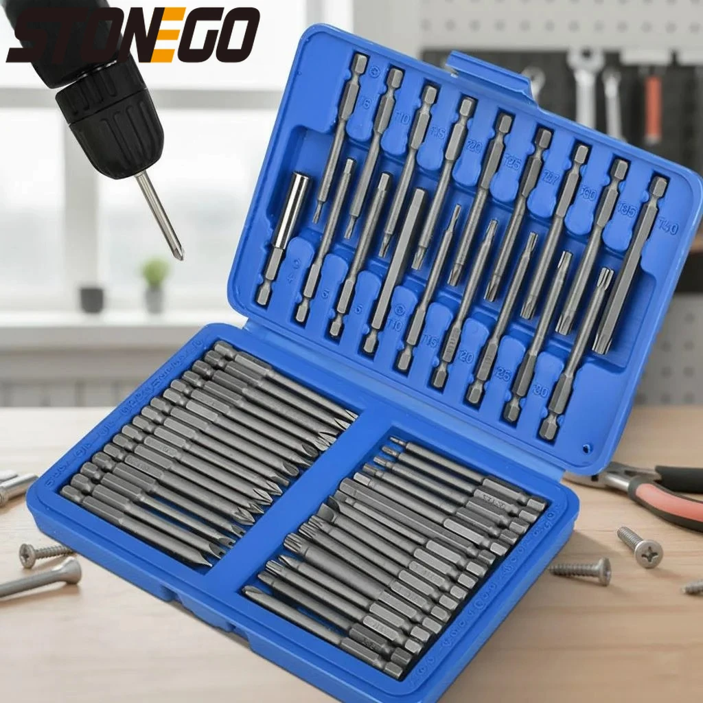 

Electric Screwdriver Bit Set 36 50PCS Angle Change Driver Hexagonal Triangle Cross Bits Tool for DIY Home Improvement