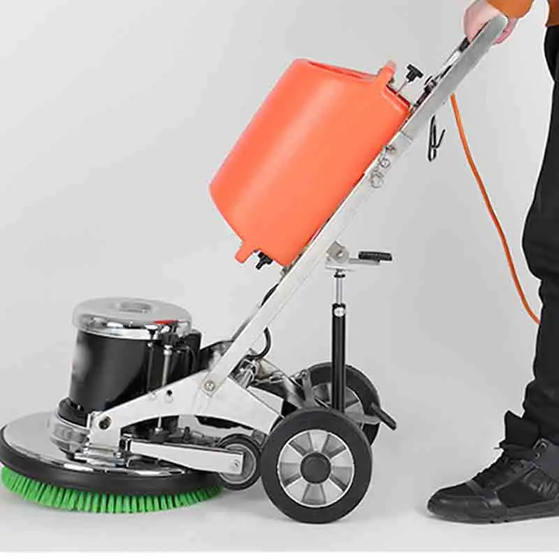 Double Pole Multi-Function ชั้น Scrubber โรงงานขัดโรงแรมพรม Commercial Push Type