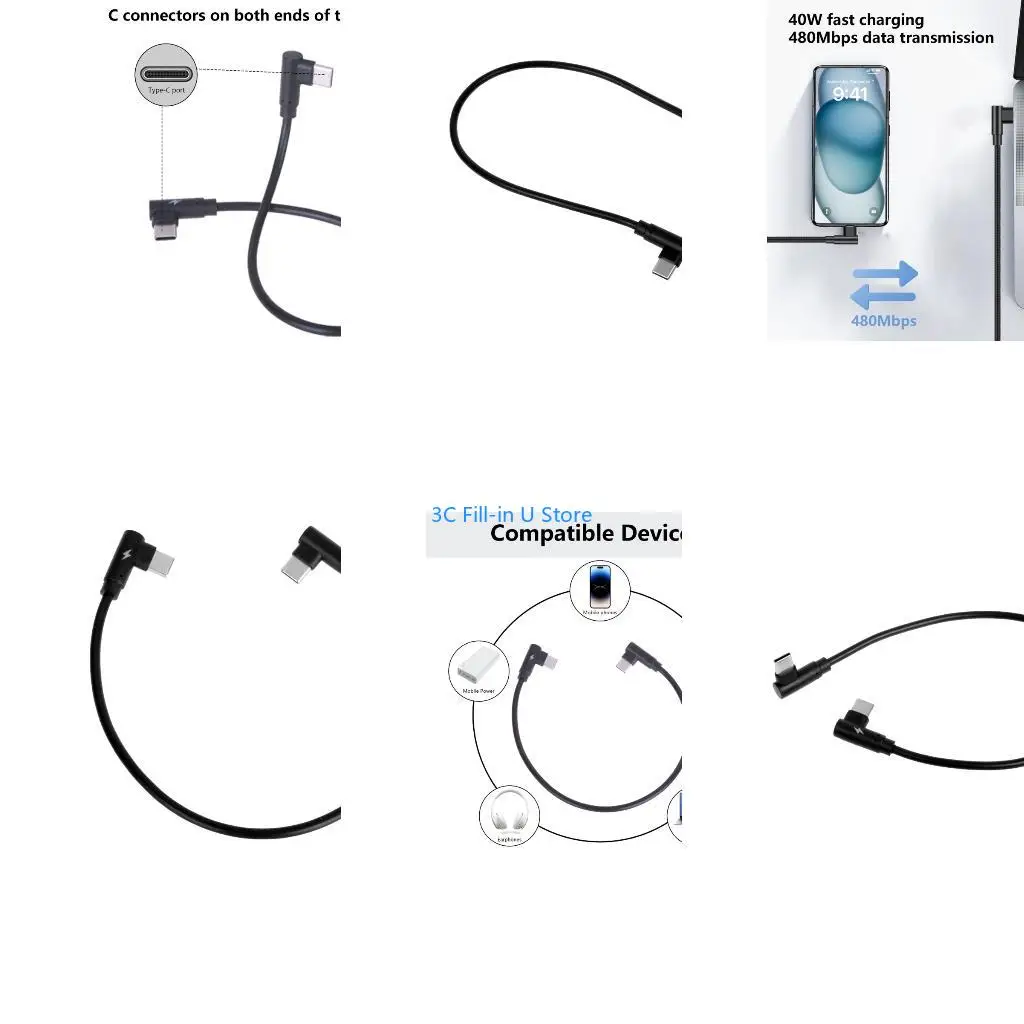 G8TA Charging Cable With 40W Power Delivery For Smartphones Tablet