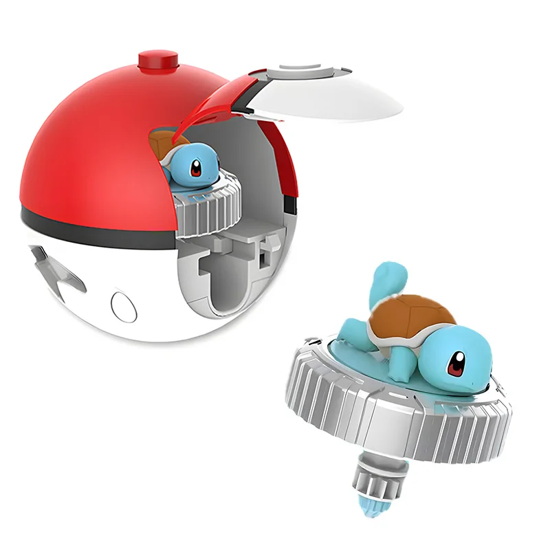 Pokemon Kreisel Actionfigur Pikachu Charmander Squirtle Mew Eevee Elf Ball Gyro Spinner Spiel Sammeln Spielzeug Set Kind Geschenk