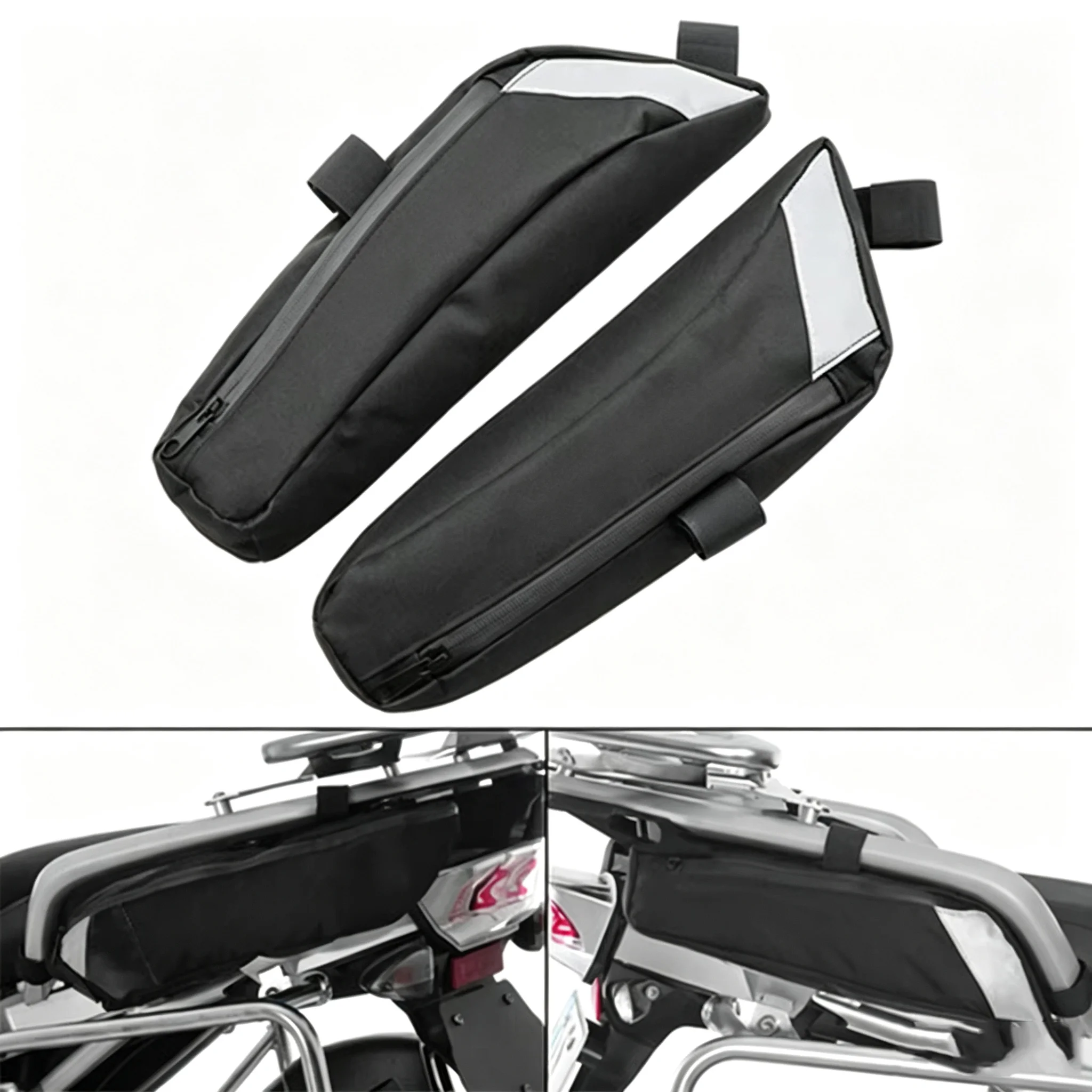 Motorcycle Frame Side Pockets luggage rack Travel Placement Waterproof Bag For BMW R1200GS LC 2020 - 2013 R1250GS Adventure