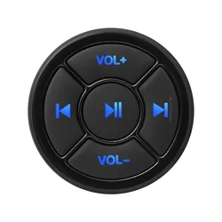 Universal Wireless Media Button Remote Controller Car Motorcycle Bike Steering Wheel MP3 Music Play For IOS Android Phone Tablet