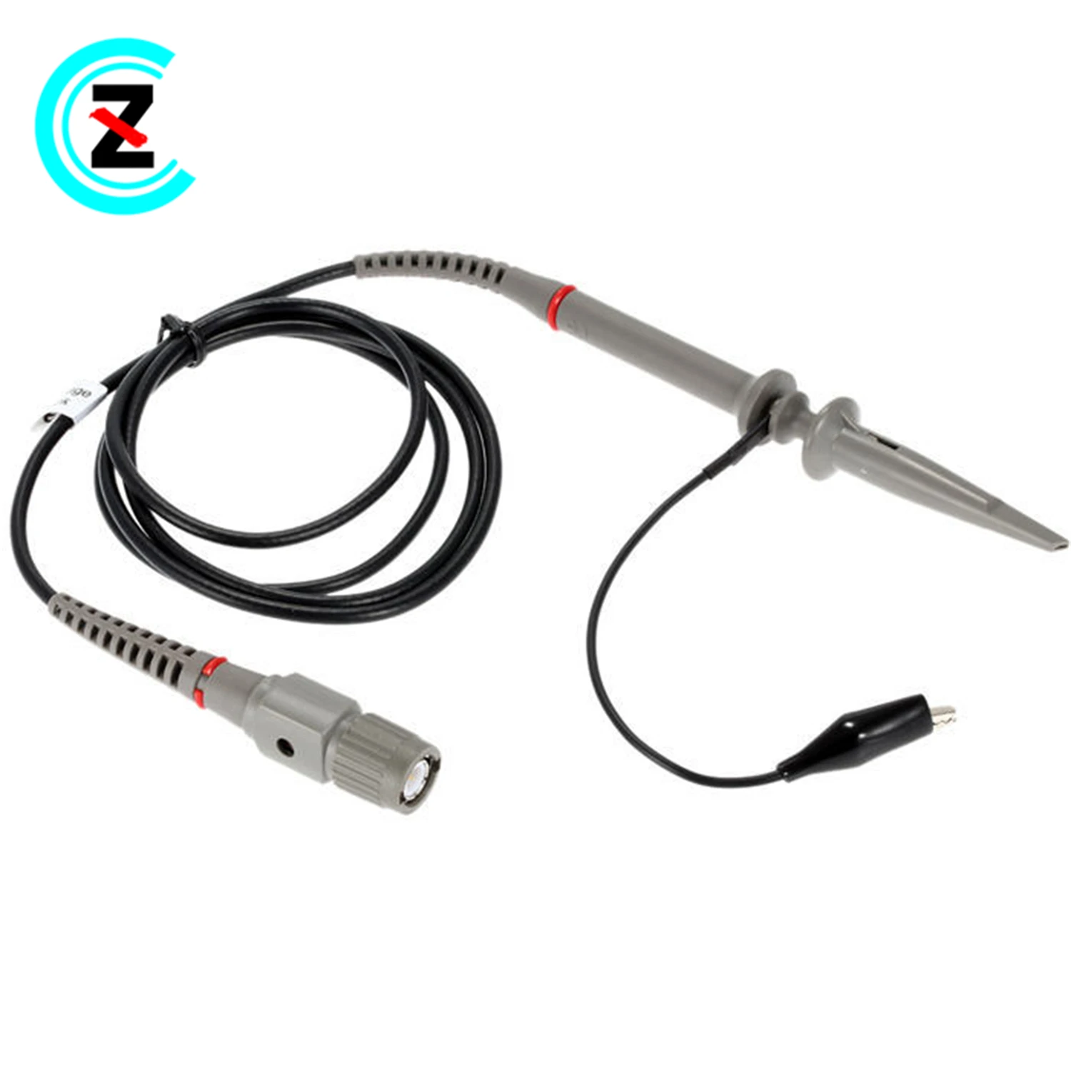 100MHZ conector osciloscópio braçadeira sonda fio de teste P6100 BNC