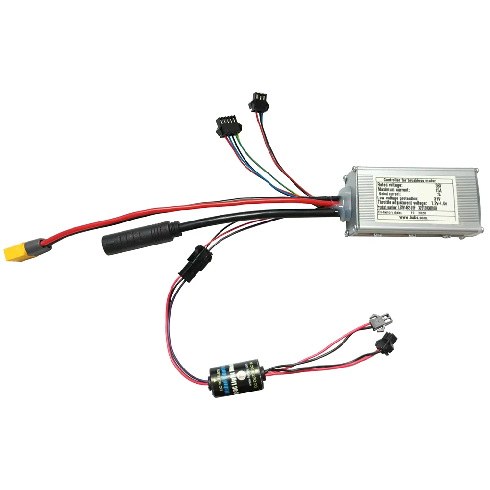 Electric Bicycle Brushless Motor Controller LSW1482-20F 36V 15A Speed Controller for Electric Scooters MTB Ebike Accessories