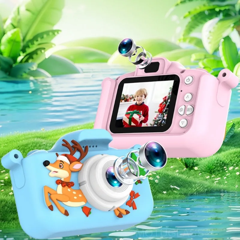 Digital Video Camera for Toddlers – 2.0-inch Screen, Cartoon Theme with Silicone Protective Case