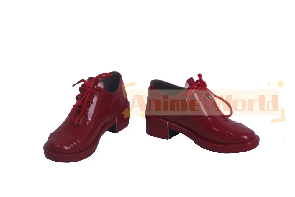 Hypnosis Mic Division Rap Battle DRB Iruma Jyuto Cosplay Shoes Red Boots Custom Made Any Size