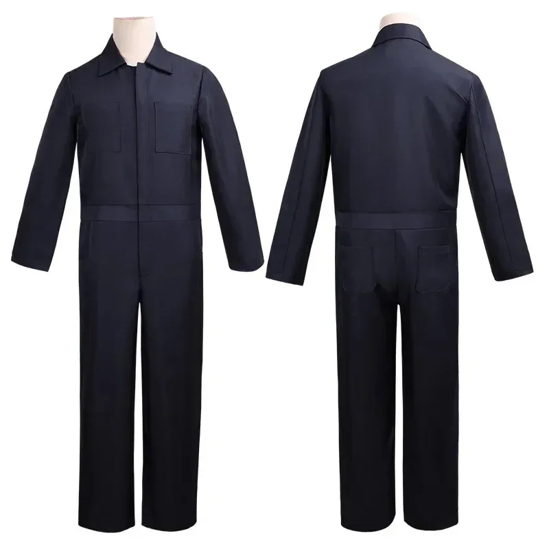 

25COS2025 Комбинезоны для косплея Майкла Майерса, мужской костюм на Хэллоуин, маска ужасов, наряды, боди, маска, карнавальный комплект одежды