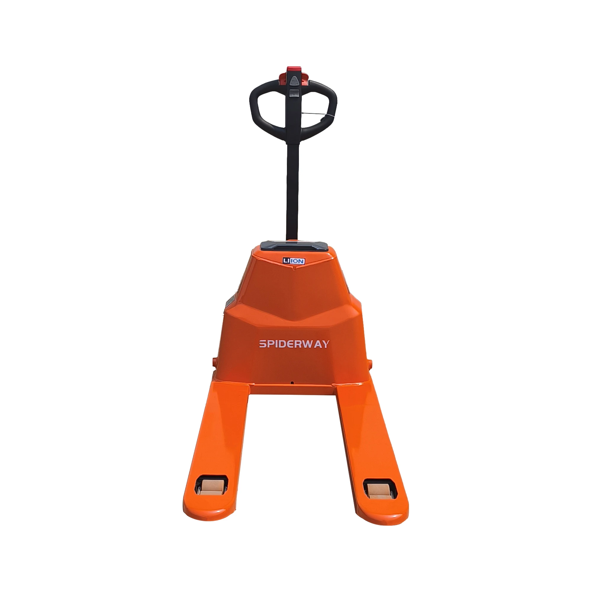 SPIDERWAY 4400LBS Truk Jack Palet Listrik Sepenuhnya Baterai Lithium 48V 48" x 27" untuk Penyimpanan Dalam Ruangan dan Penanganan Gudang