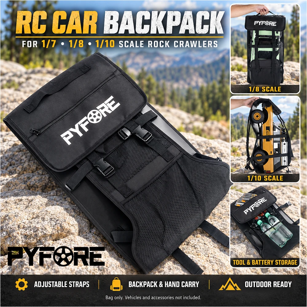 Rc Helicopter Bag - PYFORE RC Araba Sırt Çantası, 1/7,
