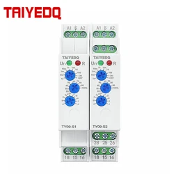 TY09-S1 S2 Multifunctional Time Relay For Industrial Equipment Lighting Equipment 16A AC/DC12-240V AC230V