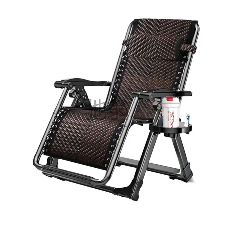 

S2h Recliner Folding Lunch Break Backrest Lazy Nap Chair Household Adult Balcony Summer Leisure Rattan Chair Available XGJ