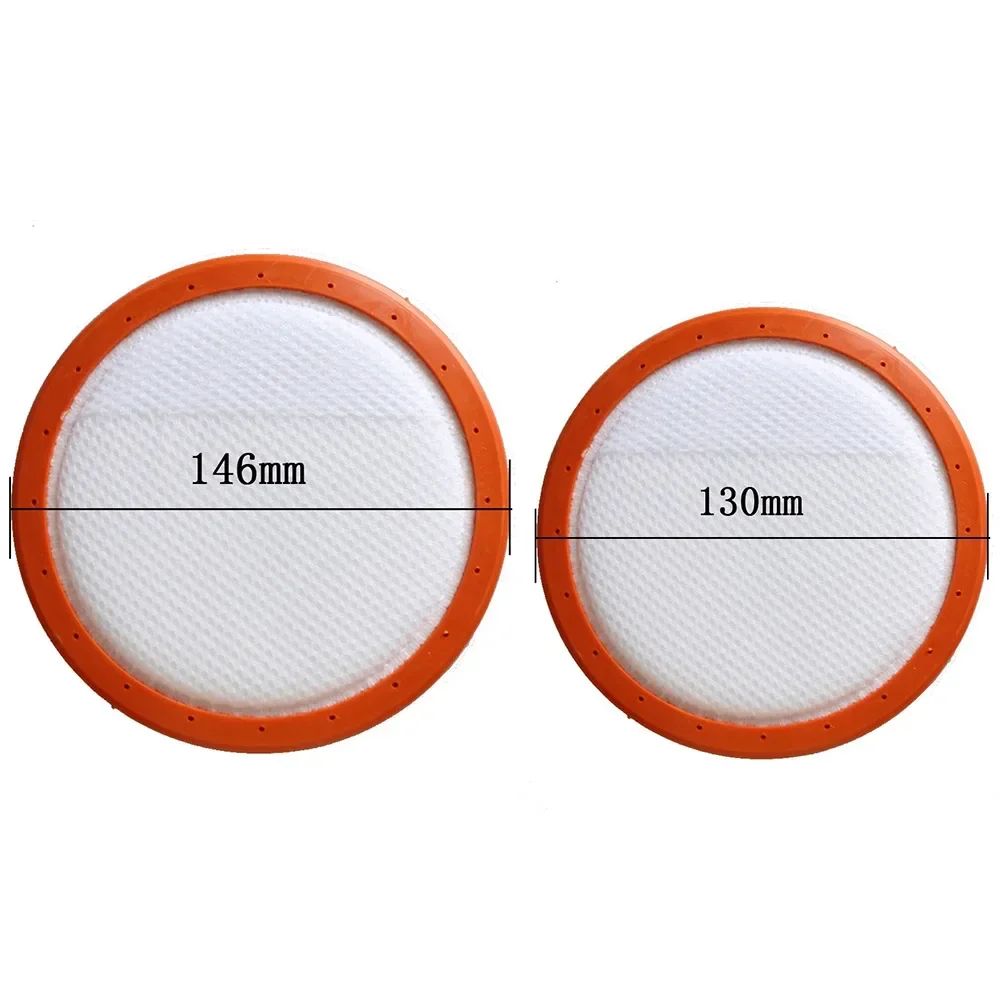 146mm/130mm Washable Vacuum Cleaner Filter Round HV Filter Cotton Filter Elements HEPA for Midea C3-L148B C3-L143B VC14A1-VC