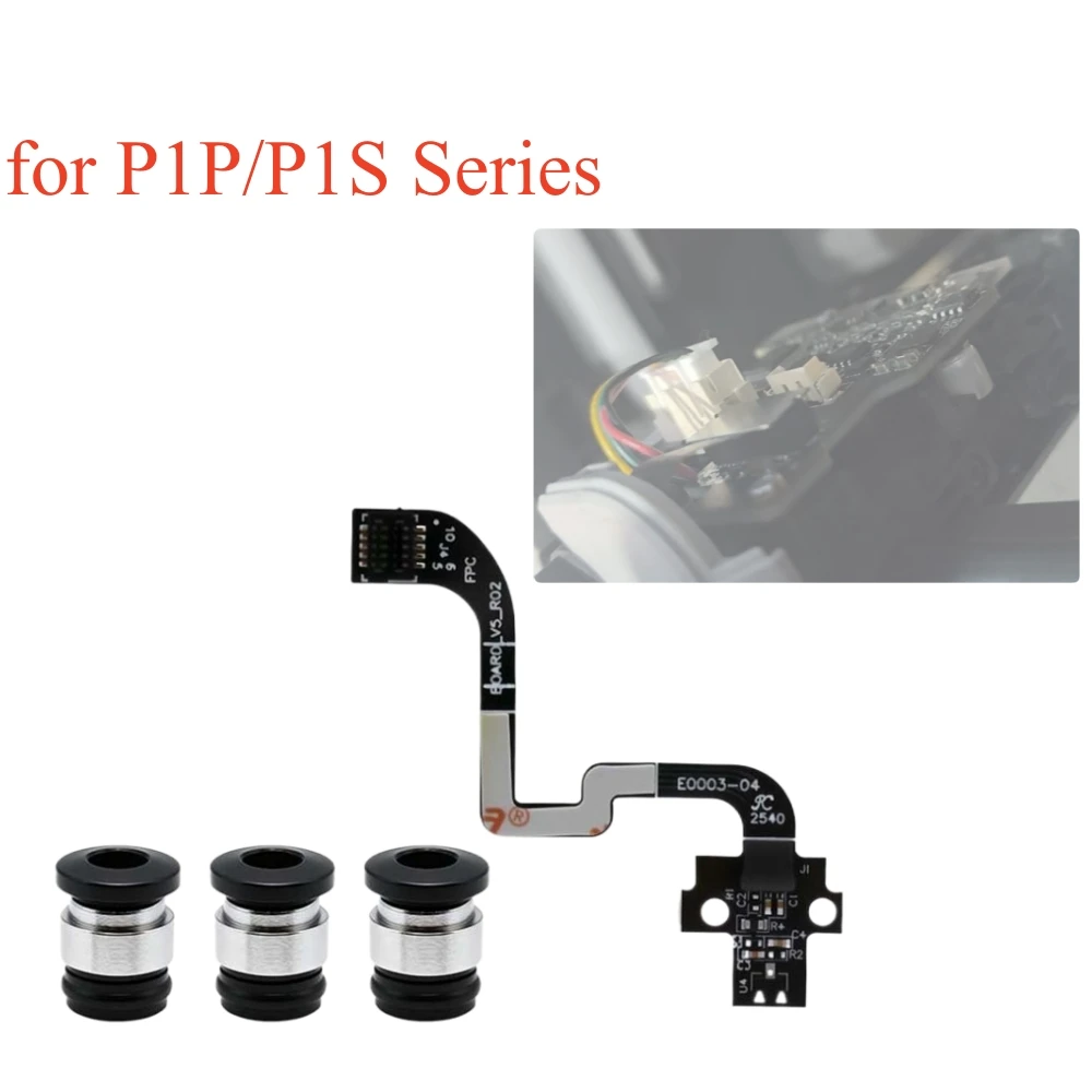 For P1P/P1S Series Hall Switch Board Assembly with Flexible Cables Pneumatic Connectors 3D Printer Accessories