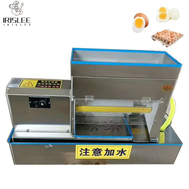 Automatic Stainless Steel Egg Peeling Machine with Engine Motor High Capacity