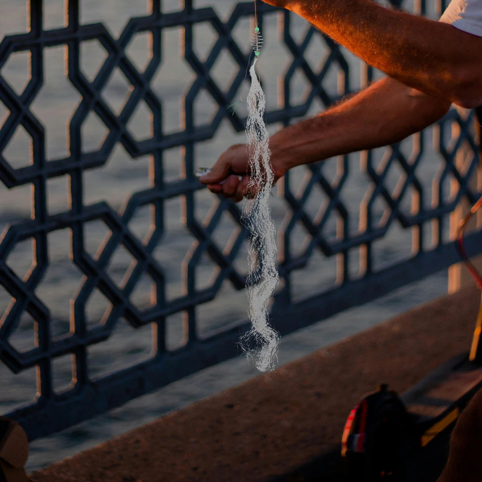 

11 Mesh Replacement Fishing Mesh Net Safe Innovative Design No Hooks Required Strong Long-Lasting Fishing Net Solution