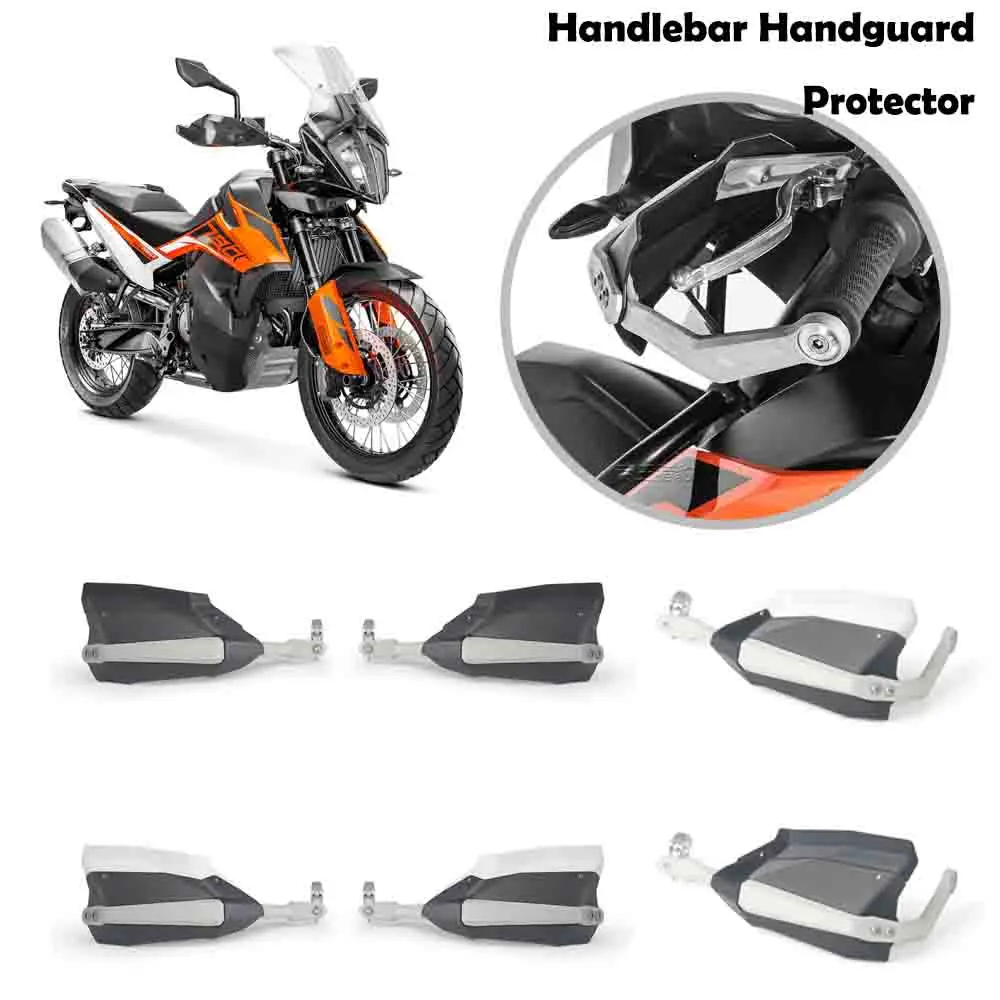 For 790ADV 890ADV 790 890 ADV Adventure Motorcycle Hand Guard Wind Deflector Handlebar Handguard Protector Brush Bar Kit