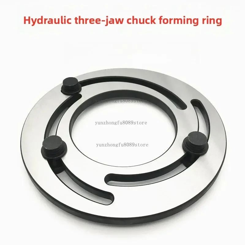 5-12 Inch High Precision Hydraulic 3-Jaw Chuck Trimmer, Oil Pressure Soft Jaws, Boring Jaws for Lathe