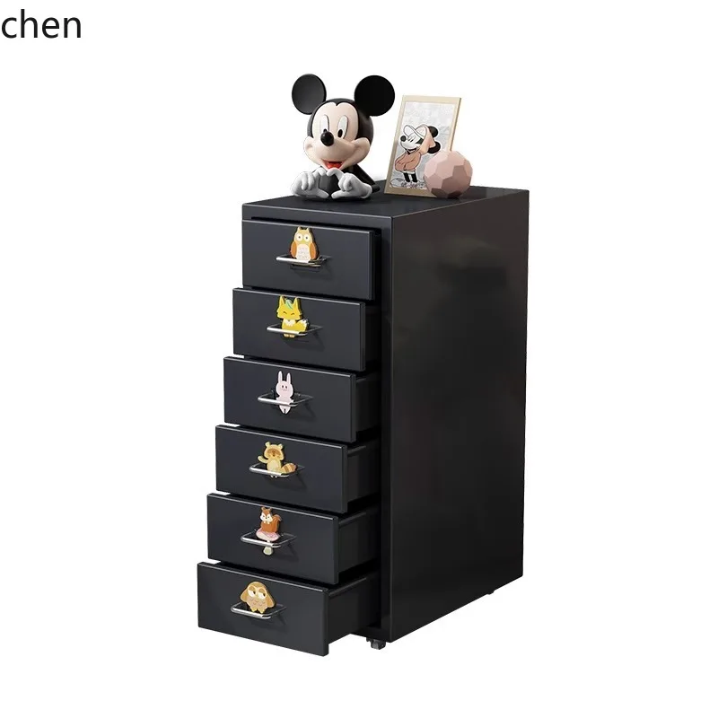 Steel Drawer Cabinet Iron File Office Storage Under Desk Cabinet with Lock Drawer Cabinet Bedside
