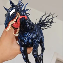 New Film Venom: The Last Dance 50cm Venom Horse  Action Figure Toys Cute Horse  Model Doll Boys Friend Christmas Gifts